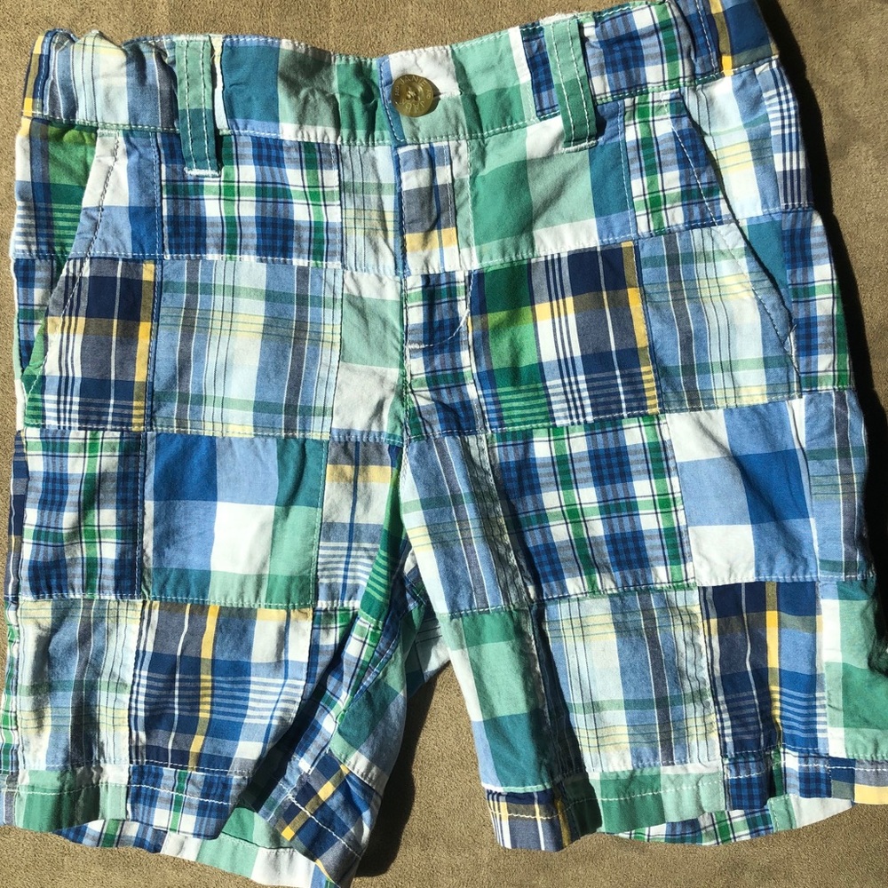 Janie and Jack Plaid Shorts size5